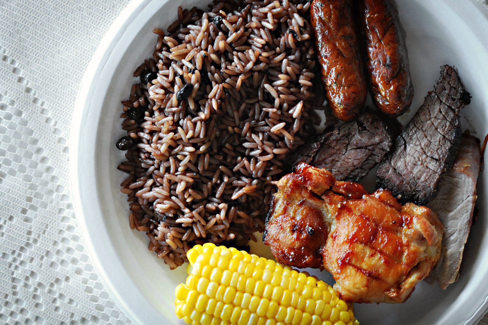 Photo of a plate of healthy, whole foods